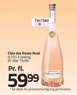 Fleggaard Côte des Roses Rosé, DKK 59.99 tilbud