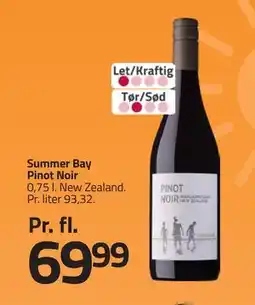 Fleggaard Summer Bay Pinot Noir, DKK 69.99 tilbud