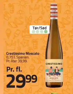 Fleggaard Crestissimo Moscato, DKK 29.99 tilbud