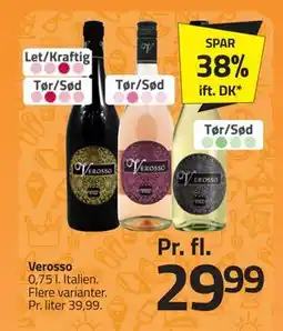 Fleggaard Verosso, DKK 29.99 tilbud