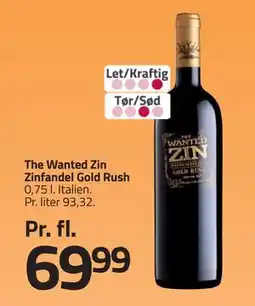 Fleggaard The Wanted Zin Zinfandel Gold Rush, DKK 69.99 tilbud