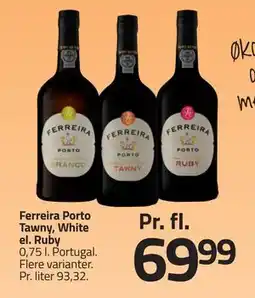 Fleggaard Ferreira Porto Tawny, White el. Ruby, DKK 69.99 tilbud