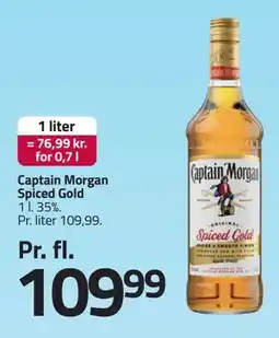 Fleggaard Captain Morgan Spiced Gold, DKK 109.99 tilbud