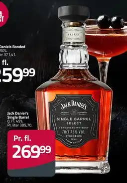 Fleggaard Jack Daniel’s Single Barrel, DKK 269.99 tilbud