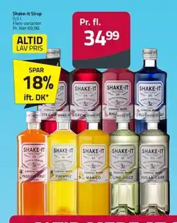 Fleggaard Shake-It Sirup, DKK 34.99 tilbud