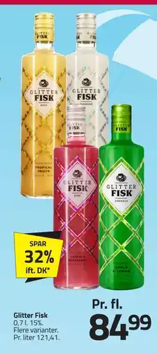 Fleggaard Glitter Fisk, DKK 84.99 tilbud