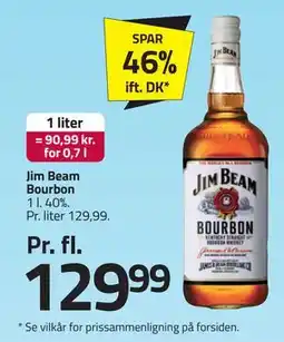 Fleggaard Jim Beam Bourbon, DKK 129.99 tilbud