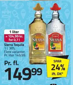 Fleggaard Sierra Tequila, DKK 149.99 tilbud