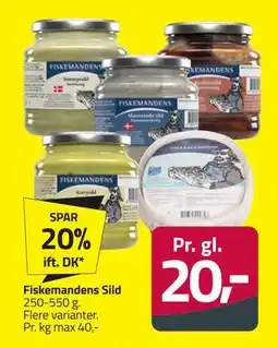 Fleggaard Fiskemandens Sild, DKK 20 tilbud