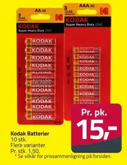 Fleggaard Kodak Batterier, DKK 15 tilbud