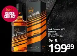 Fleggaard Jack Daniels MCl. Limited, DKK 199.99 tilbud