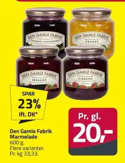 Fleggaard Den Gamle Fabrik Marmelade, DKK 20 tilbud