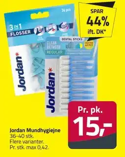 Fleggaard Jordan Mundhygiejne, DKK 15 tilbud
