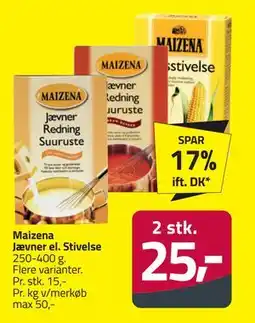Fleggaard Maizena Jævner el. Stivelse, DKK 25 tilbud