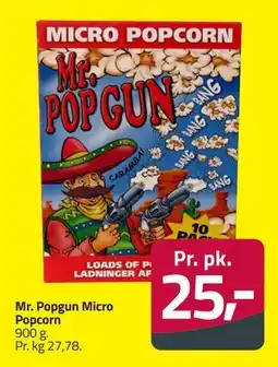 Fleggaard Mr. Popgun Micro Popcorn, DKK 25 tilbud