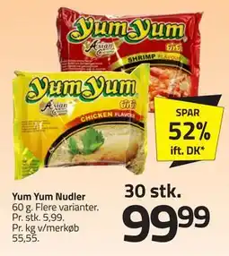 Fleggaard Yum Yum Nudler, DKK 99.99 tilbud