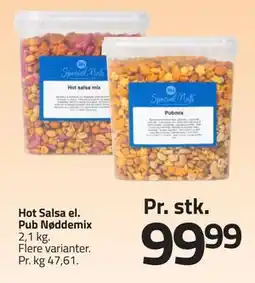 Fleggaard Hot Salsa el. Pub Nøddemix, DKK 99.99 tilbud