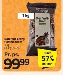 Fleggaard Naturens Energi Hasselnødder, DKK 99.99 tilbud