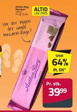 Fleggaard Anthon Berg Marcipan, DKK 39.99 tilbud