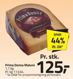 Fleggaard Prima Donna Maturo, DKK 125 tilbud