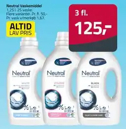 Fleggaard Neutral Vaskemiddel, DKK 125 tilbud