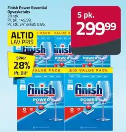 Fleggaard Finish Power Essential Opvasketabs, DKK 299.99 tilbud