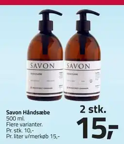 Fleggaard Savon Håndsæbe, DKK 15 tilbud