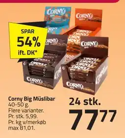 Fleggaard Corny Big Müslibar, DKK 77.77 tilbud