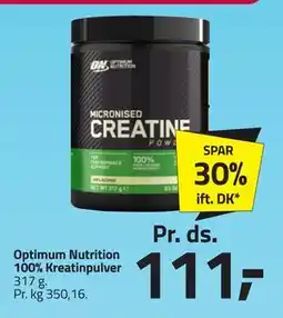 Fleggaard Optimum Nutrition 100% Kreatinpulver, DKK 111 tilbud