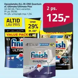 Fleggaard Opvasketabs ALL-IN-ONE Quantum el. Ultimate/Ultimate Plus, DKK 125 tilbud