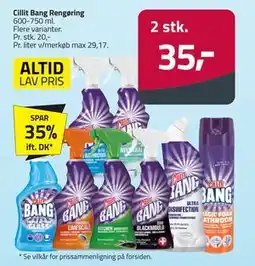 Fleggaard Cillit Bang Rengøring, DKK 35 tilbud