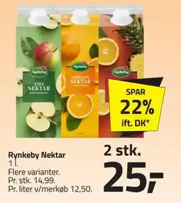 Fleggaard Rynkeby Nektar, DKK 25 tilbud