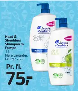 Fleggaard Head & Shoulders Shampoo m. Pumpe, DKK 75 tilbud