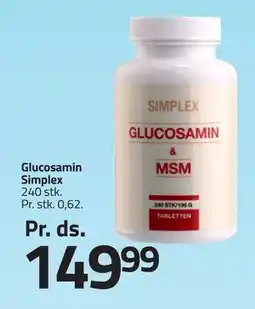 Fleggaard Glucosamin Simplex, DKK 149.99 tilbud