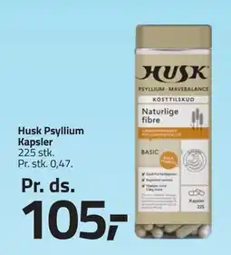 Fleggaard Husk Psyllium Kapsler, DKK 105 tilbud