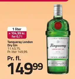 Fleggaard Tanqueray London Dry Gin, DKK 149.99 tilbud