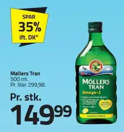 Fleggaard Møllers Tran, DKK 149.99 tilbud