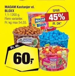 Calle MAOAM Kastanjer el. BLOXX, DKK 60 tilbud
