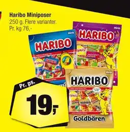 Calle Haribo Miniposer, DKK 19 tilbud