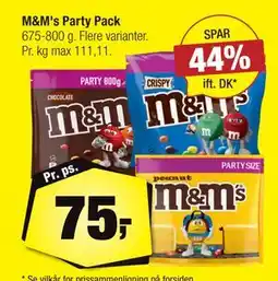 Calle M&M's Party Pack, DKK 75 tilbud