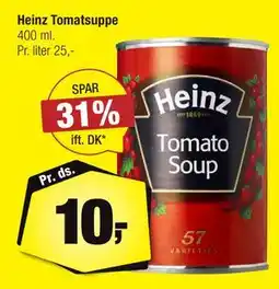 Calle Heinz Tomatsuppe, DKK 10 tilbud