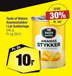 Calle Taste of Nature Ananasstykker i Let Sukkerlage, DKK 10 tilbud
