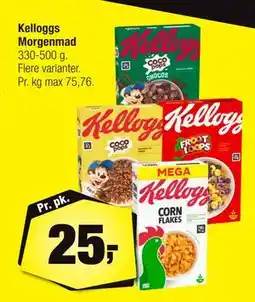 Calle Kelloggs Morgenmad, DKK 25 tilbud