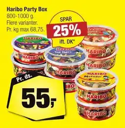 Calle Haribo Party Box, DKK 55 tilbud
