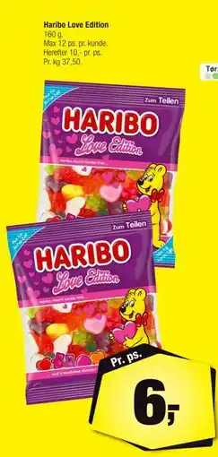 Calle Haribo Love Edition, DKK 6 tilbud