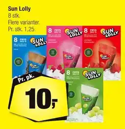 Calle Sun Lolly, DKK 10 tilbud