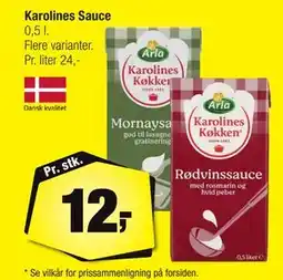 Calle Karolines Sauce, DKK 12 tilbud