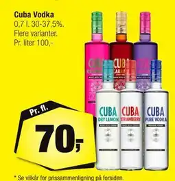Calle Cuba Vodka, DKK 70 tilbud