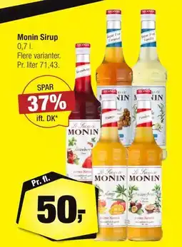 Calle Monin Sirup, DKK 50 tilbud