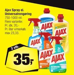 Calle Ajax Spray el. Universalrengøring, DKK 35 tilbud
